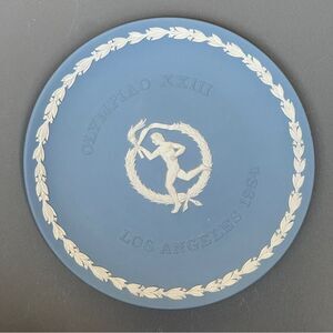 Wedgwood Olympiad XXIII Los Angeles 1984 Blue & White With Box